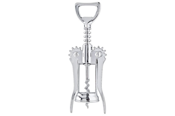 Tire-bouchon avec bras - chromé